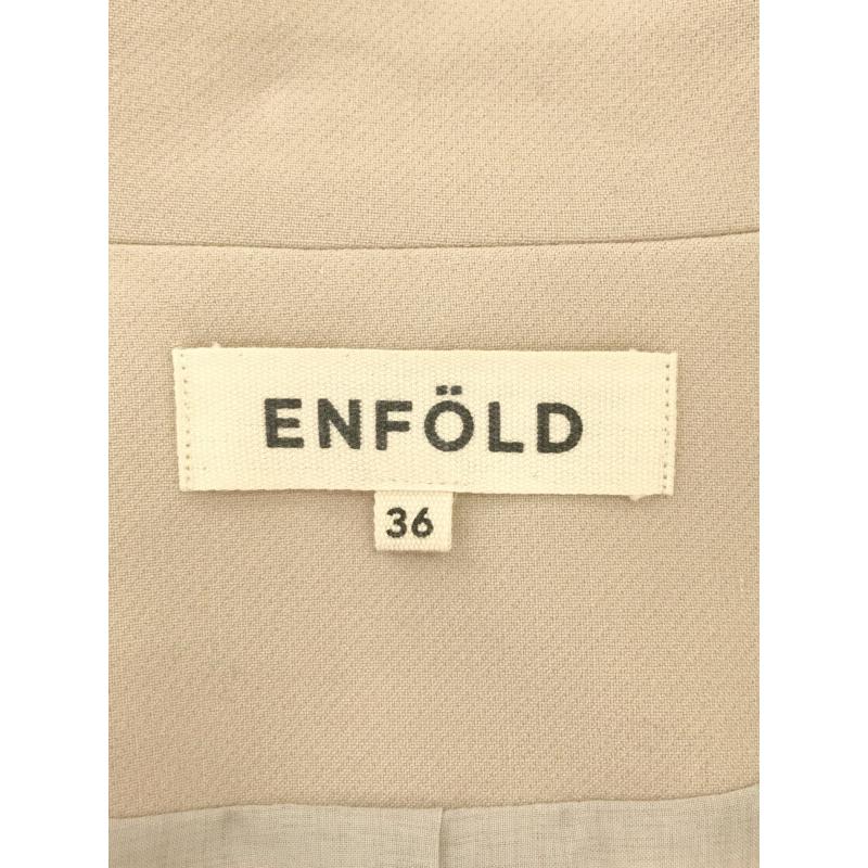 ENFOLD エンフォルド ダブルクロスリラックスチェスターコート ENFOLD エンフォルド ダブルクロスリラックスチェスターコート