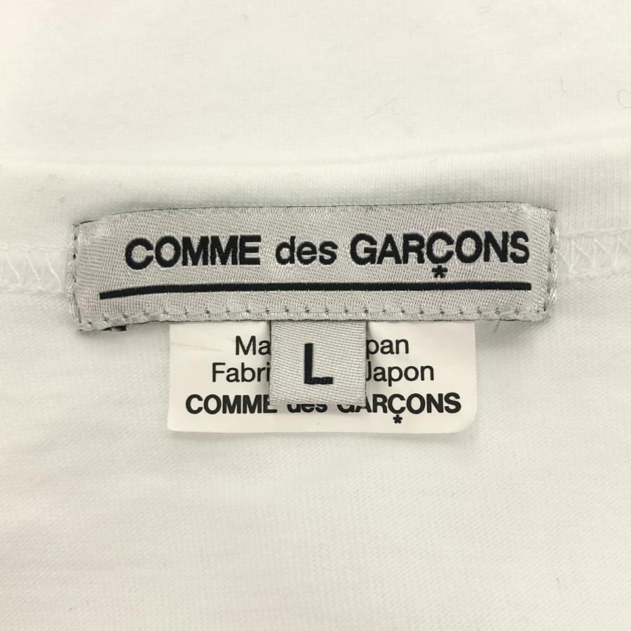 COMME des GARCONS コムデギャルソン live free with strong will プリントTシャツ OZ-T312 ホワイト L コムデギャルソン メッセージTシャツ-白-縦LIVE FREE with STRONG WILL