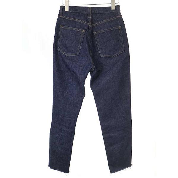 HYKE ハイク カットオフ ストレッチデニムパンツ インディゴ HYKE ハイク カットオフ ストレッチデニムパンツ インディゴ