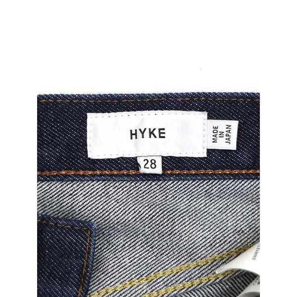HYKE ハイク カットオフ ストレッチデニムパンツ インディゴ HYKE ハイク カットオフ ストレッチデニムパンツ インディゴ