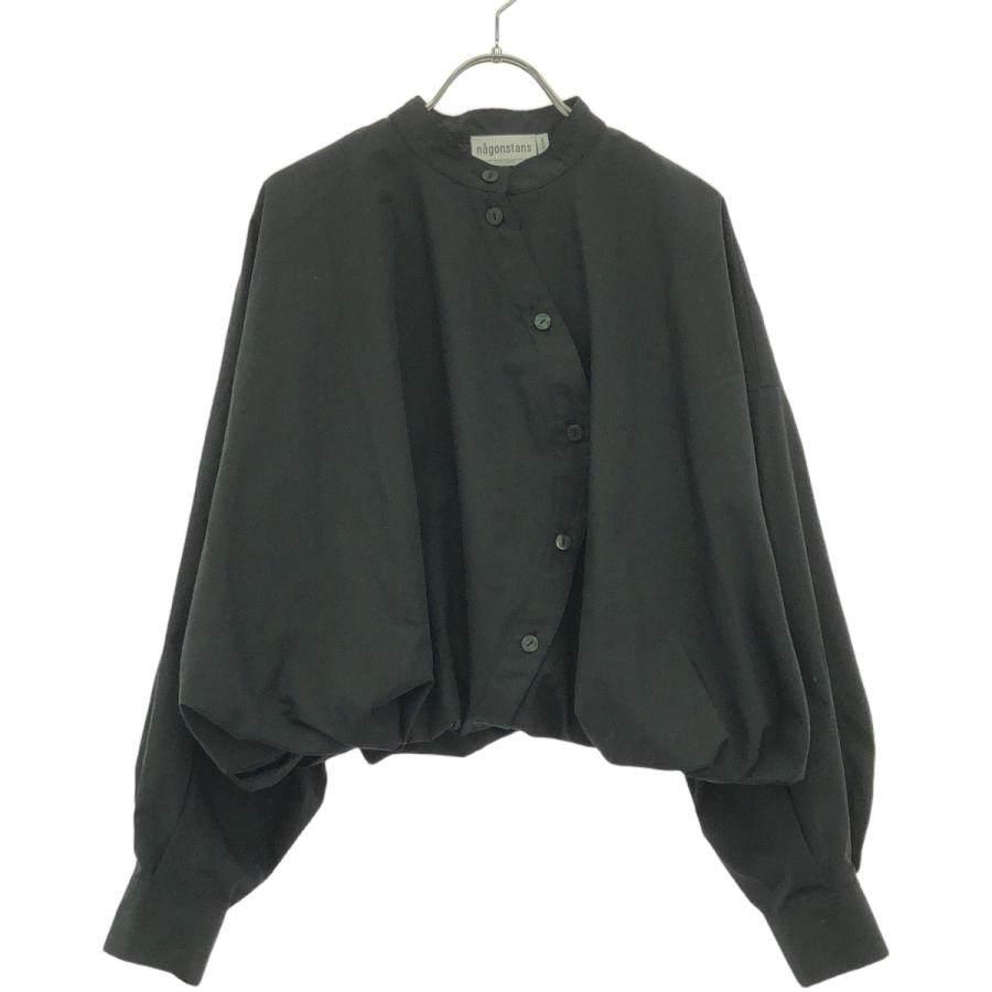 nagonstans - nagonstans ナゴンスタンス 24AW off shoulder shirts pullover シャツプルオーバートップス 470HA880-0500 ブラック M nagonstans ナゴンスタンス 24AW off shoulder shirts pullover