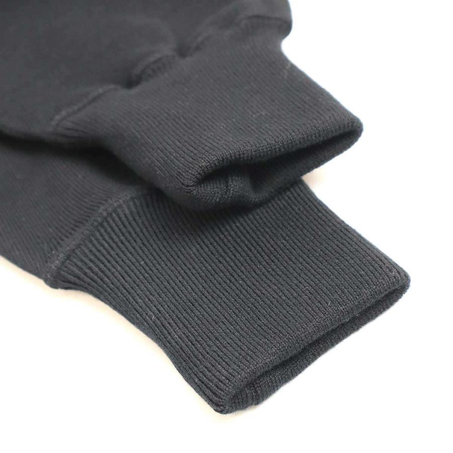 HERILL ヘリル C/S Double Layer Crew neck リバースウィーブダブルレイイヤーニット 23-080-HL-8250-1 ブラック 5 REVERSE WEAVE HERILL ヘリル C/S Double Layer Crew neck リバース