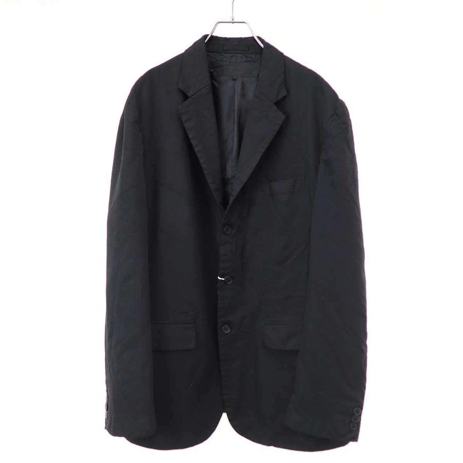 【新品 25AW】コムデギャルソンオム エステルサージブルゾン 黒 M ハンガー 極美品/2025AW】COMME des GARCONS HOMME エステルサージブルゾン 黒 S