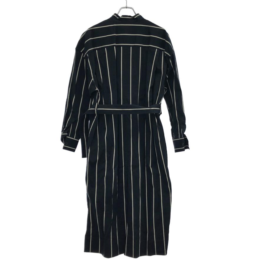 CELINE by Phoebe Philo セリーヌ フィービーファイロ 18SS ベルテッドストライプオーバーサイズワンピース 2 6BD4/755A ブラック 36 ITZCF8UYTR8Gの画像