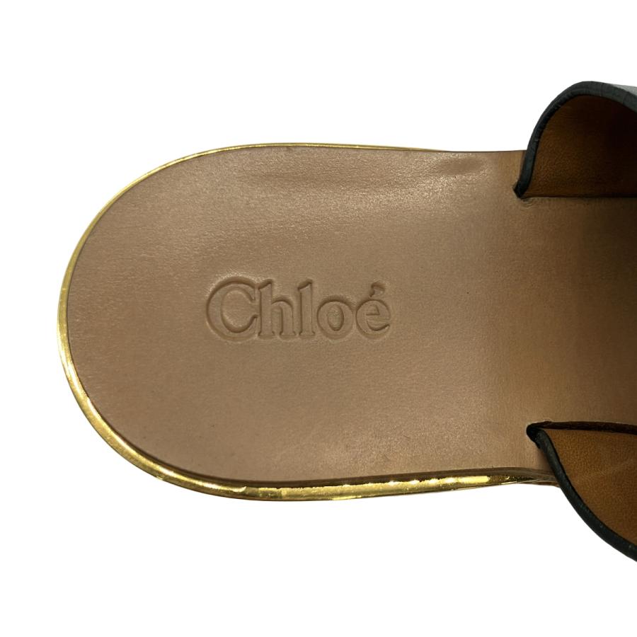 Chloe（クロエ） Camille コルクソールウェッジサンダル ブラック 35 