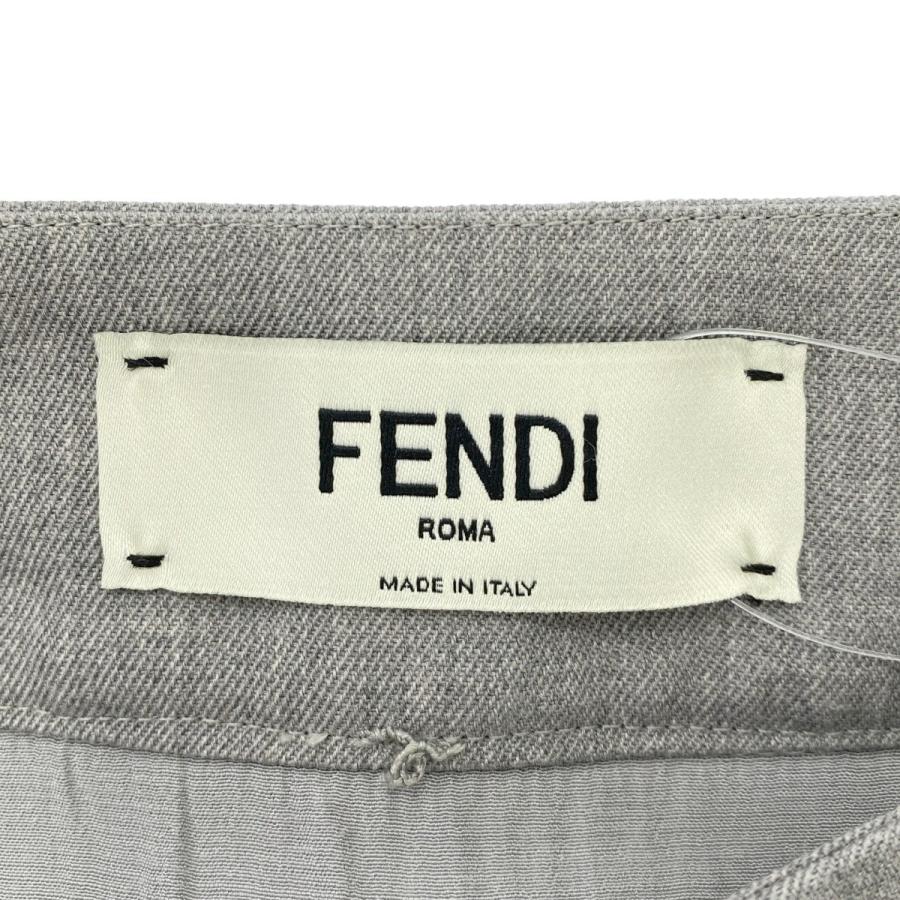 FENDI（フェンディ） 22SS ベルテッドレーヨンフリルスカート FQ7449