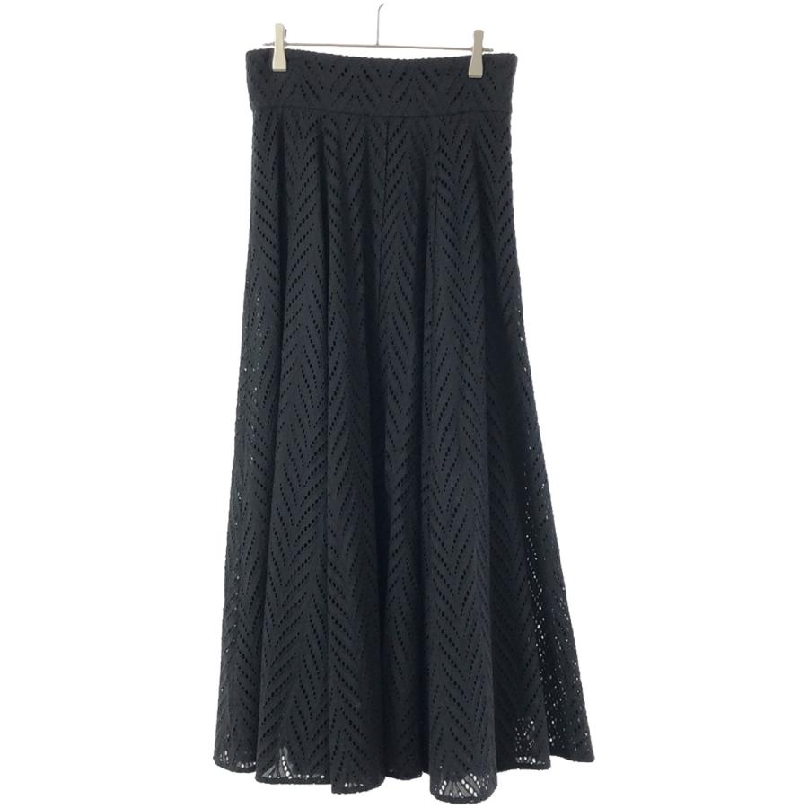 CLANE クラネ 21AW CUT EMBROIDERY FLARE SKIRT カットエンブロイ