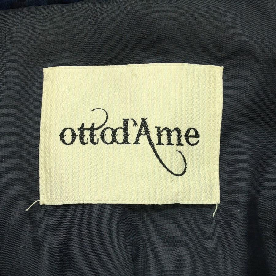 ottod'Ame オットダム 23AW Ascod Jacket ジップアップハイネックボアブルゾン AOT-DG5941 ブルー 34 ottod'Ame オットダム 23AW Ascod Jacket ジップアップハイネックボア