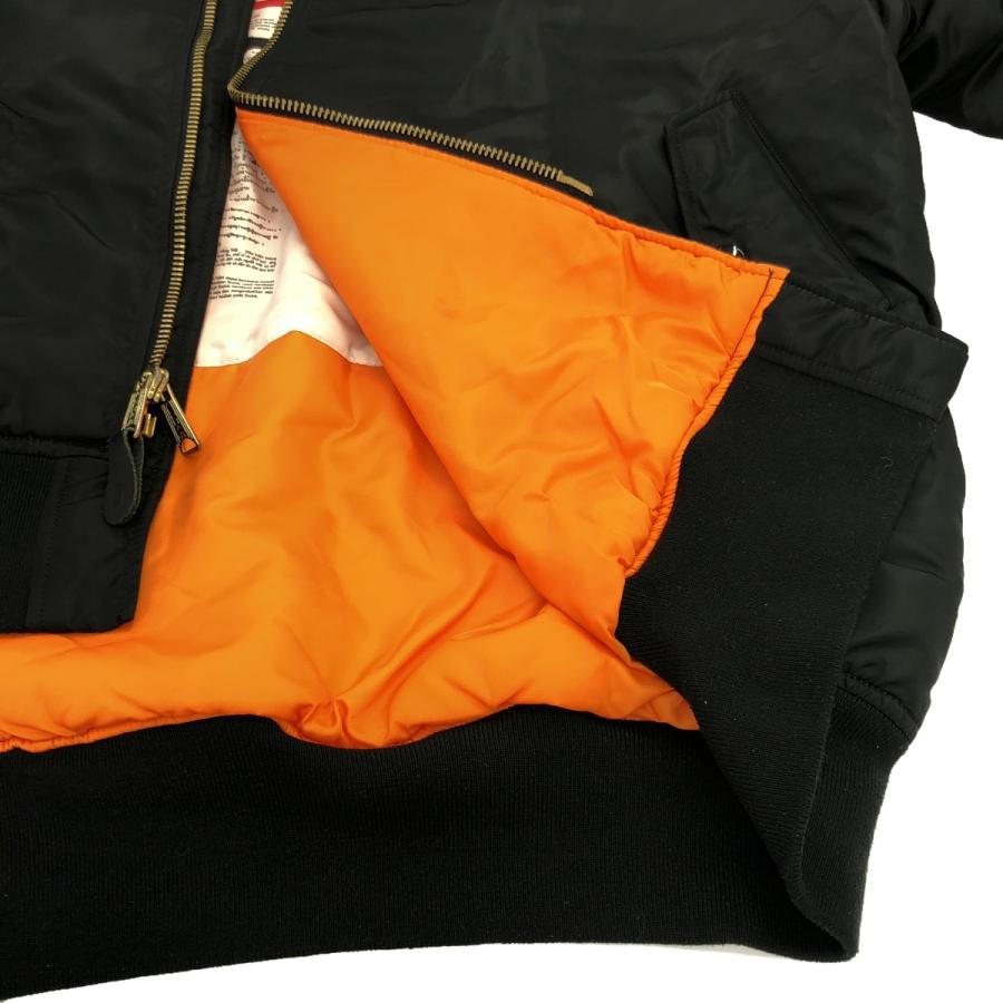 CDGさん専用リバーシブル MA-1ジャケット ブラック オレンジ CDG CDG by COMME des GARCONS×ALPHA INDUSTRIES MA-1 リバーシブル