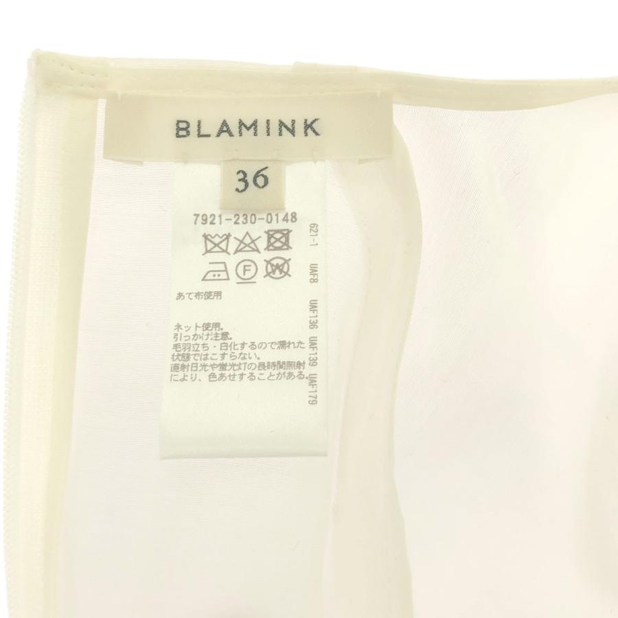 BLAMINK ブラミンク M CO/SI DOLMAN/SSL ショートスリーブシアーブラウスシャツ 7921-230-0148 ホワイト 36 BLAMINK ブラミンク M CO/SI DOLMAN/SSL ショートスリーブシアー