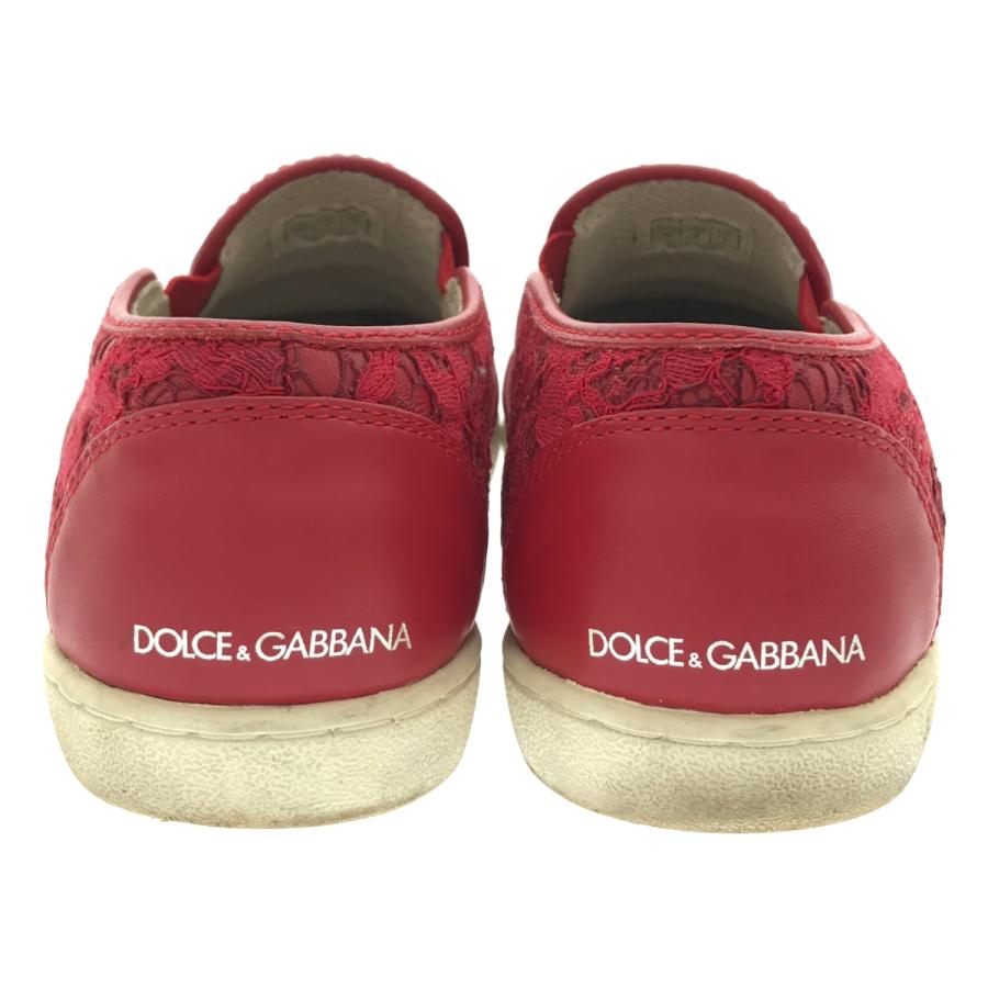 DOLCE&GABBANA ドルチェ＆ガッバーナ フラワーレーススリッポン