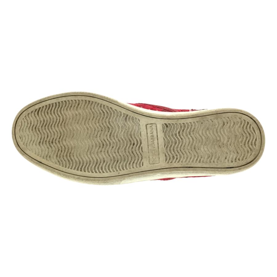 DOLCE&GABBANA ドルチェ＆ガッバーナ フラワーレーススリッポン