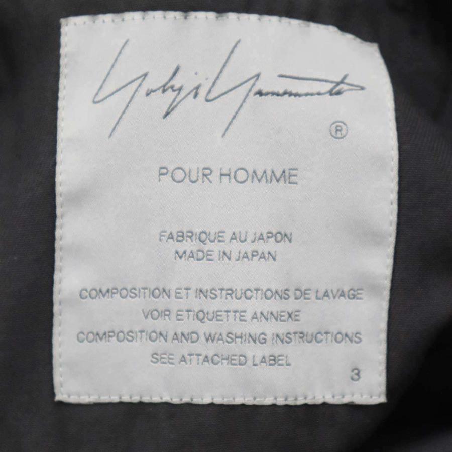 【美品】ヨウジヤマモト プールオム コットンギャバジン ツイルジャケット Yohji Yamamoto（ヨウジヤマモト） Yohji Yamamoto POUR HOMME