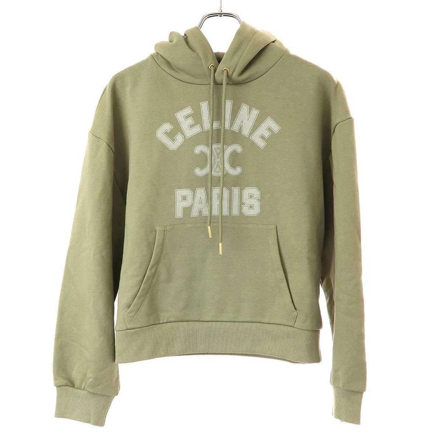 CELINE セリーヌ トリオンフロゴプリント パーカー 2Y55A670Q