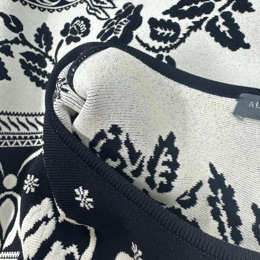 AlexanderMcQueenノースリーブ ニットワンピース ブラック Alexander McQueen（アレキサンダーマックイーン） ノースリーブニット