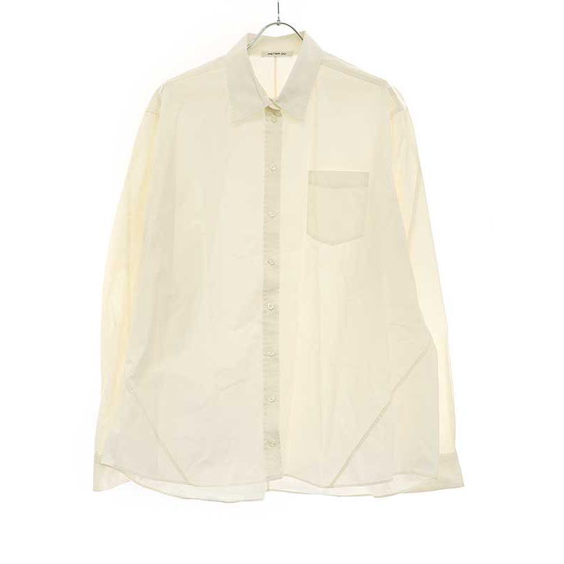 PETER DO ピーター ドゥー 22AW コットンブロードオーバーシャツ PD-FW 