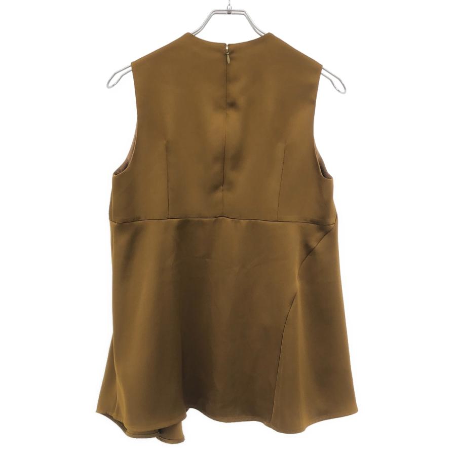 UN3D. アンスリード TUCK GATHER SATIN TOP タックギャザーサテン 