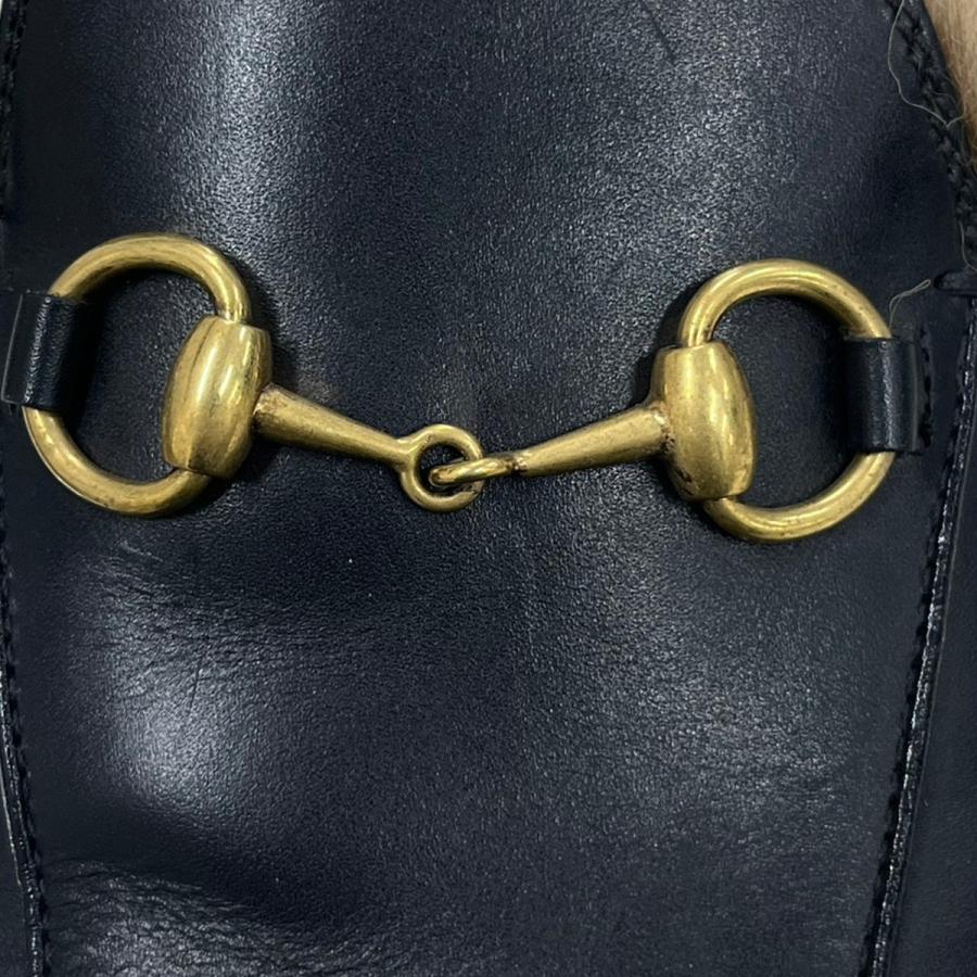 GUCCI（グッチ） プリンスタウン ホースビットレザーローファー