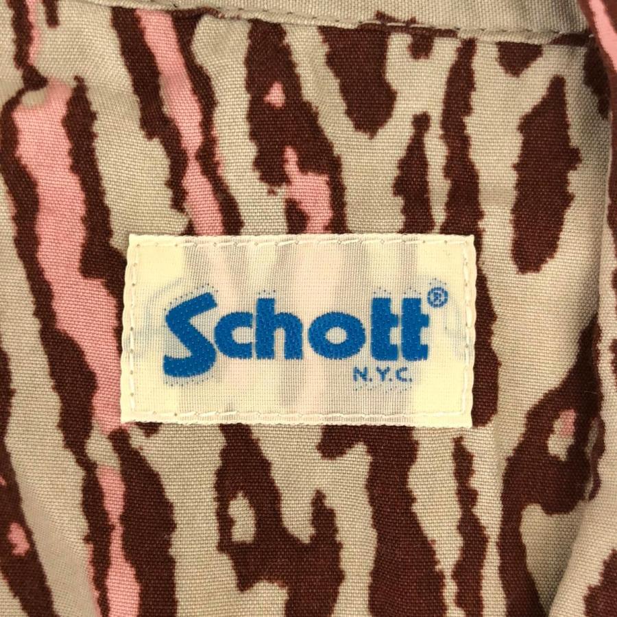 Schott ショット 24SS RAYON SHIRT LEOPARD ショートスリーブ