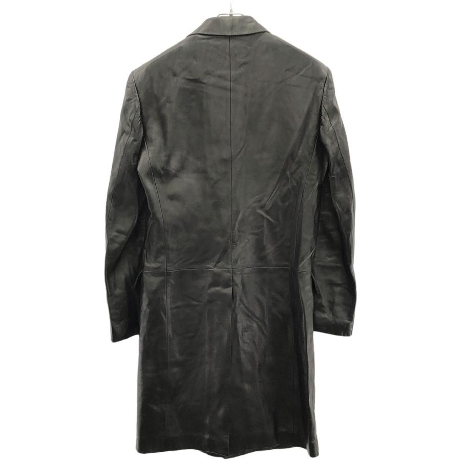 GUCCI レザーチェスターコート GUCCI グッチ レザーチェスターコート ブラック 44 ITZR2BV72AJ4