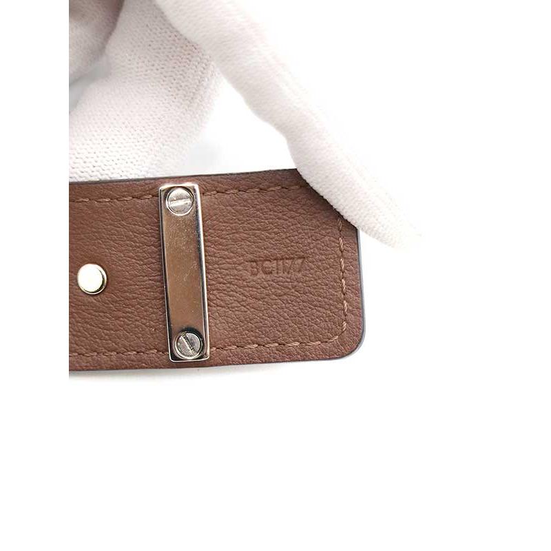LOUIS VUITTON（ルイ・ヴィトン） レザーブレスレット ブラウン 19