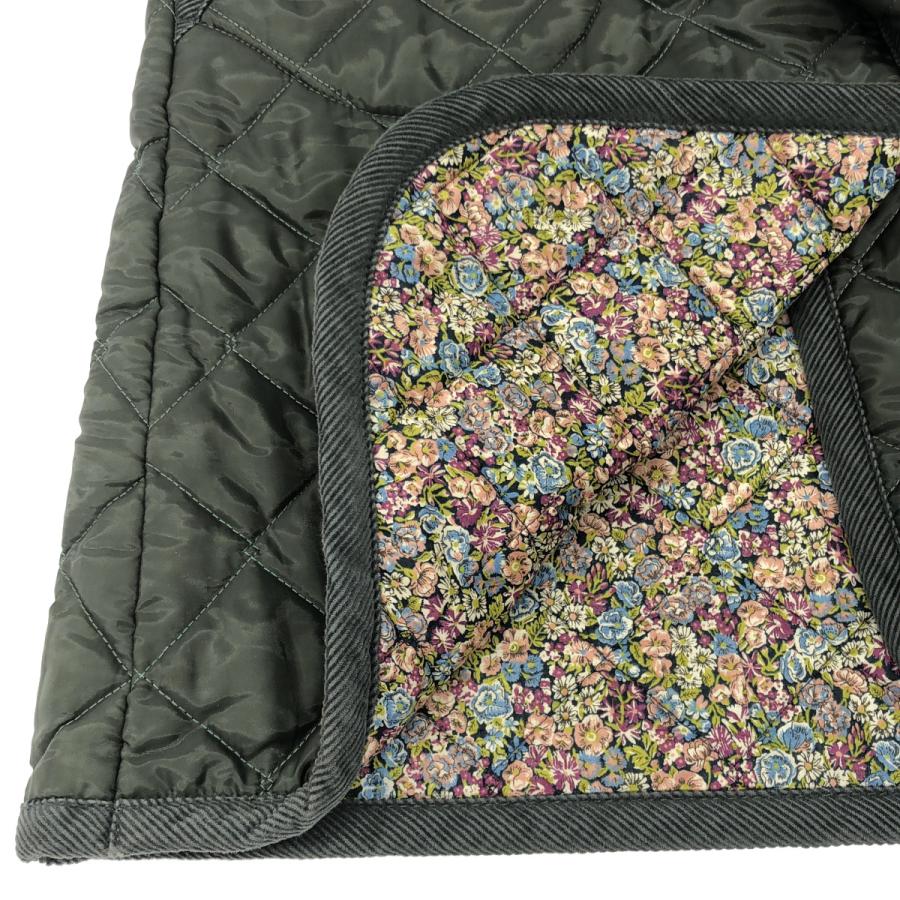 ラベンハム×リバティ/イギリス製/フーデッドキルティングダッフルコート/総柄裏地 LIBERTY.（リバティ） LIBERTY×LAVENHAM リバティ×ラベンハム