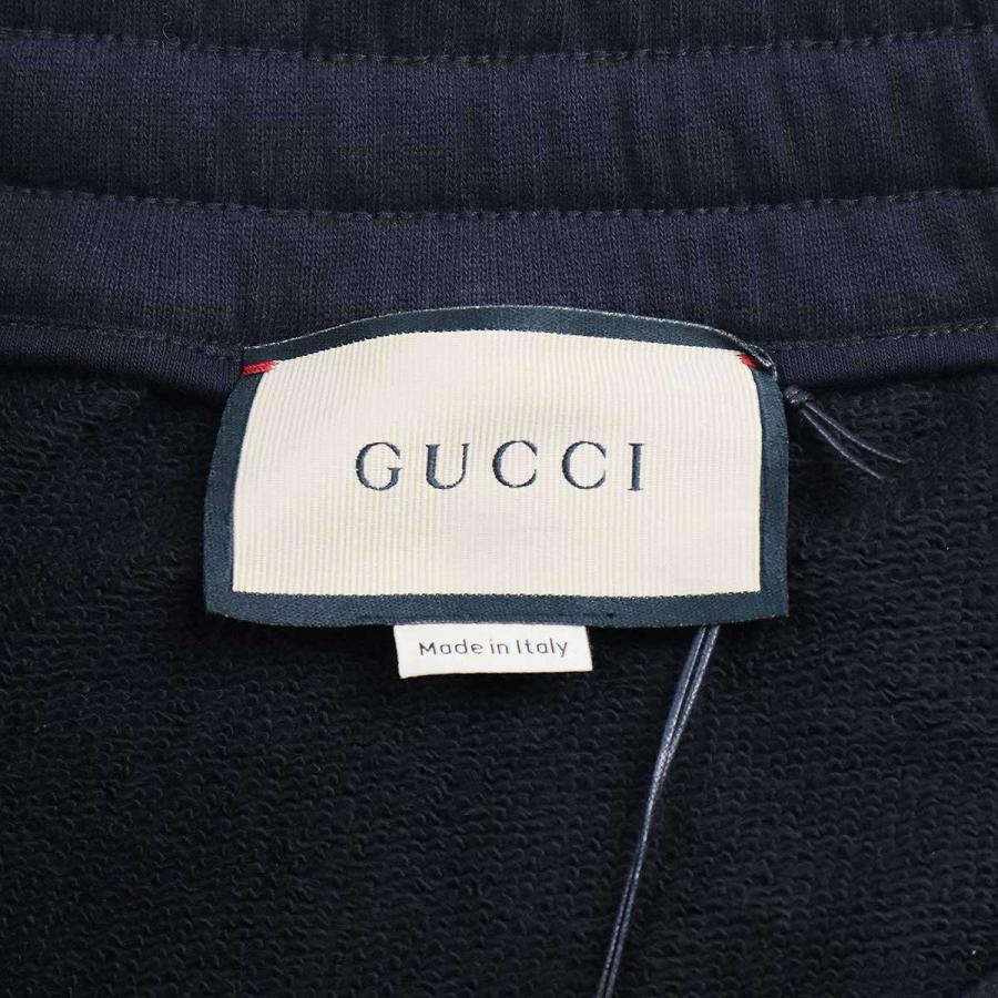 GUCCI グッチ 24SS GGフロックプリント コットンフリース GUCCI グッチ 24SS GGフロックプリント コットンフリース