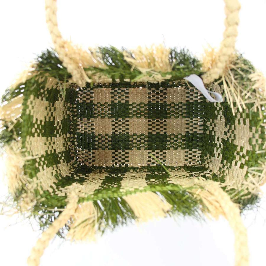 MARNI マルニ 22SS IRACA PALM MED BAG かご トートバッグ SHMH0038A0 ベージュ カーキ ITZSL5FGD7PC