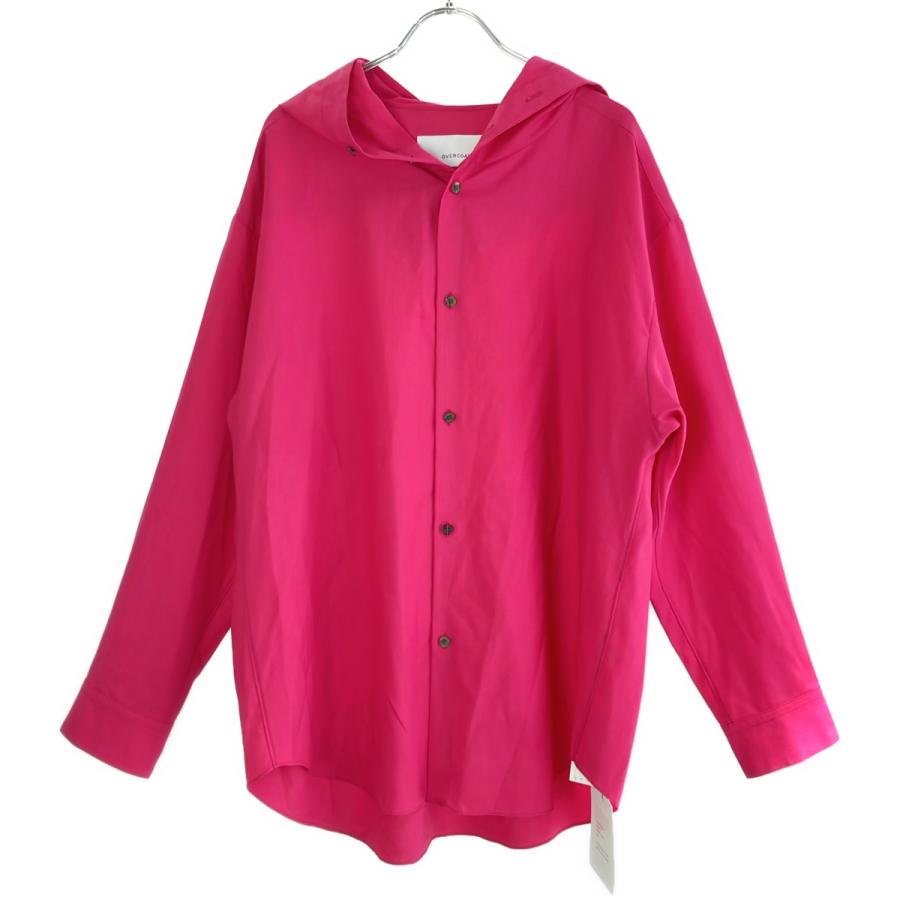 Overcoat】Dropped Shoulder Top with Hood