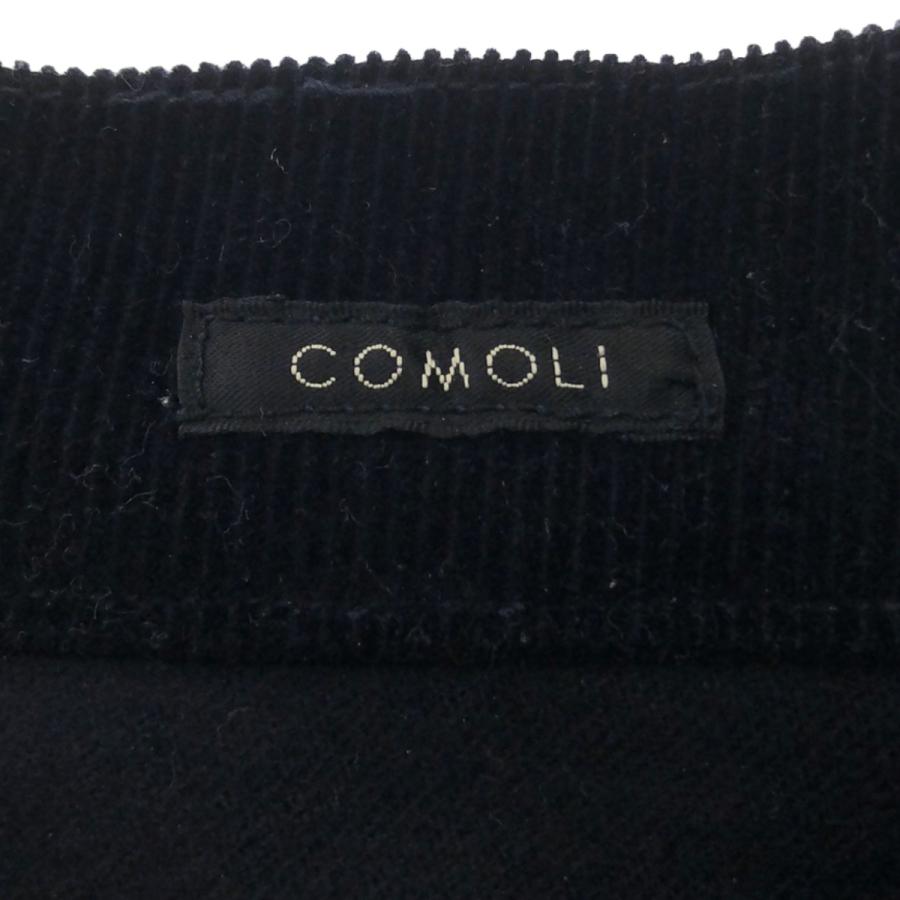 COMOLI コモリ 22AW コーデュロイ 5Pパンツ W03-03011 ネイビー COMOLI コモリ 22AW コーデュロイ 5Pパンツ W03-03011 ネイビー