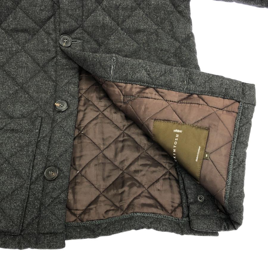 Mackintosh（マッキントッシュ） ウールキルティングコート グレー 36 