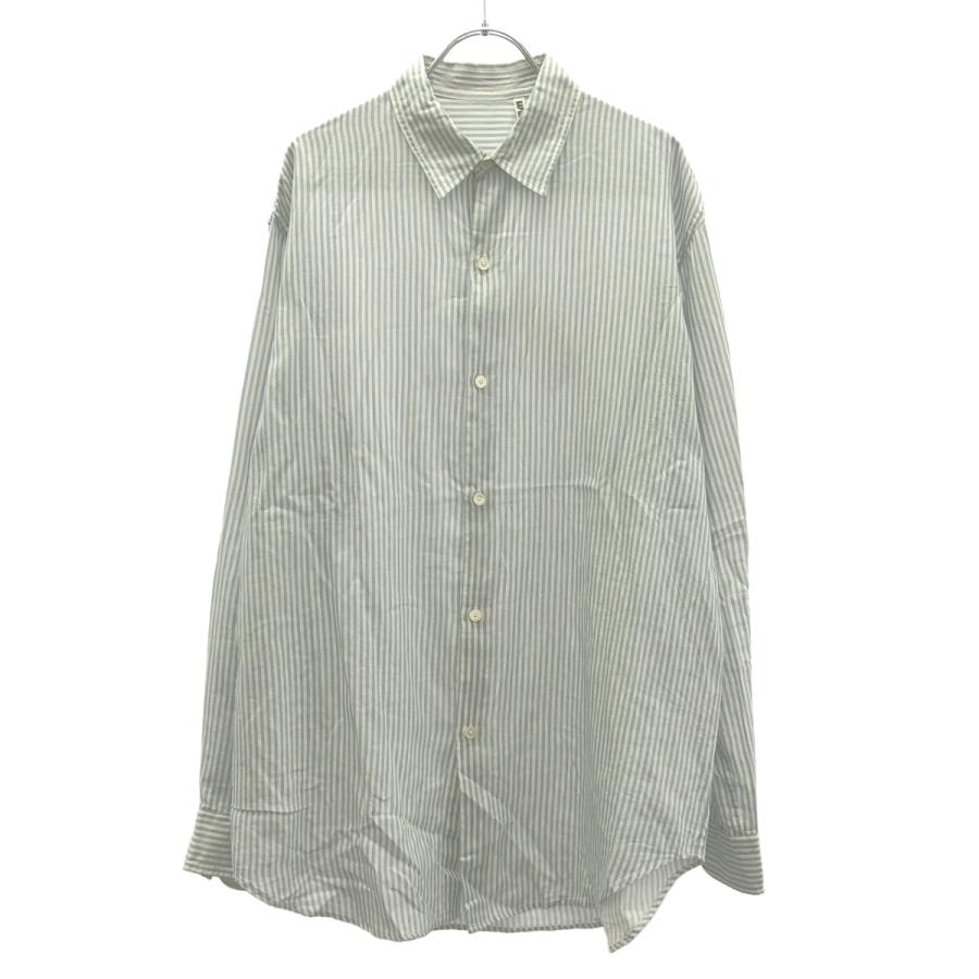 Kaptain Sunshine キャプテンサンシャイン 25SS Plain Shirt ストライプシャツ KS25SSH17 ブルー×ホワイト 38 Kaptain Sunshine（キャプテン サンシャイン） 25SS Plain Shirt