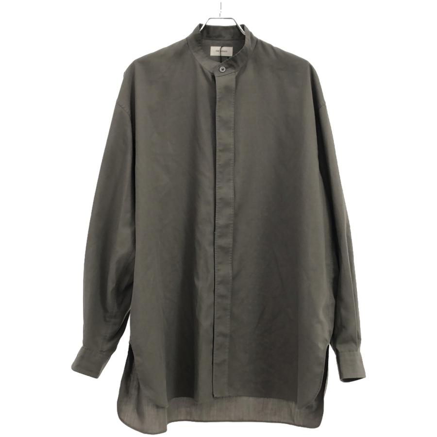 ザ リラクス【The Reracs】 23FW カーキ バンドカラーシャツ ザ リラクス【The Reracs】 23FW カーキ バンドカラーシャツ