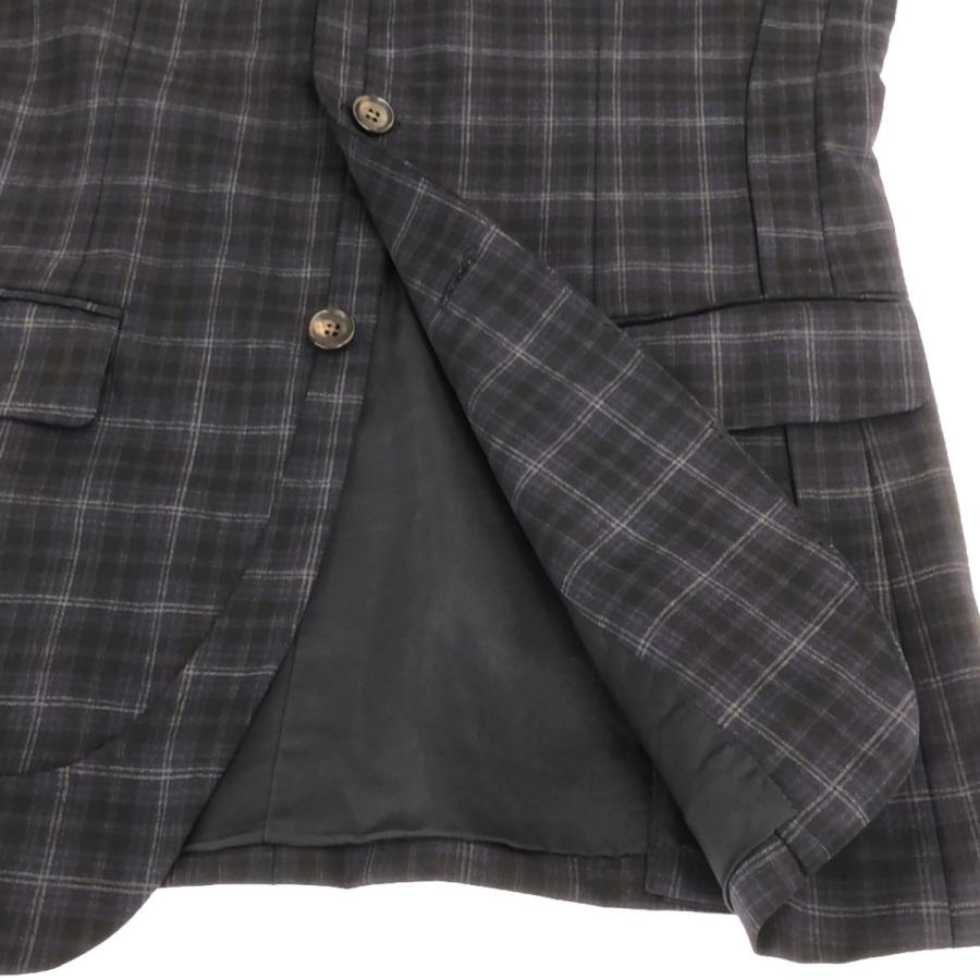 COMME des GARCONS HOMME DEUX コムデギャルソンオムドゥ 19SS チェック柄 ウール3Bテーラードジャケット DC-J023 パープル系 M ITZWVVX5AWNE｜modescape｜06