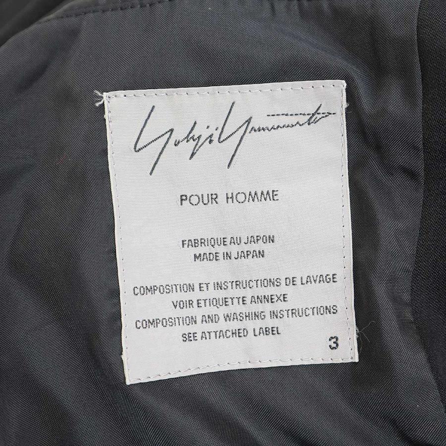 ヨウジヤマモトプールオム ブラック モッズコート サイズ3 ヨウジヤマモトプールオム ブラック モッズコート サイズ3