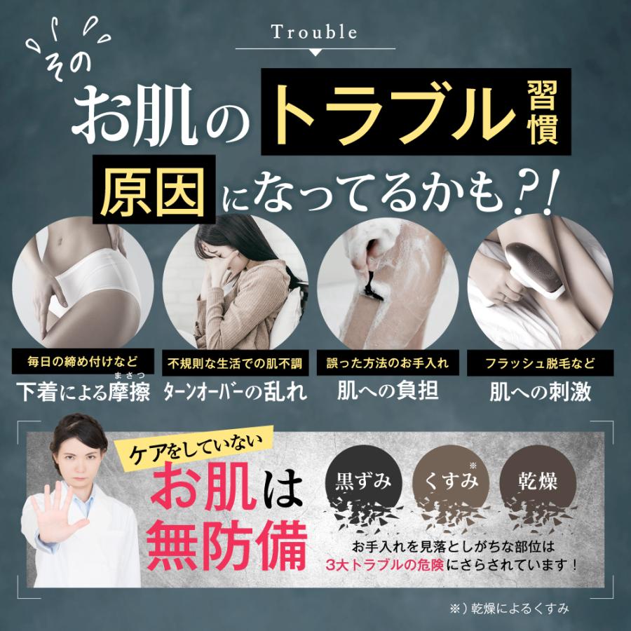 2本セット お風呂で濡れた肌に使える 美白クリーム デリケートゾーン・脇・お尻の黒ずみケア 保湿効果 敏感肌にも優しい BathVio バスビオ 男女兼用 医薬部外品 | modest | 06