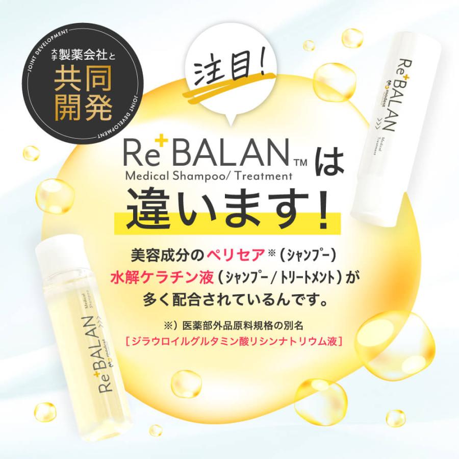 脂漏性 フケ かゆみ 頭皮湿疹の方に リバラン シャンプー 頭皮ケア マラセチア菌対策 皮膚炎 アミノ酸 男女兼用 べたつき 豊な泡立ち 医薬部外品 ReBALAN 194ml | modest | 12