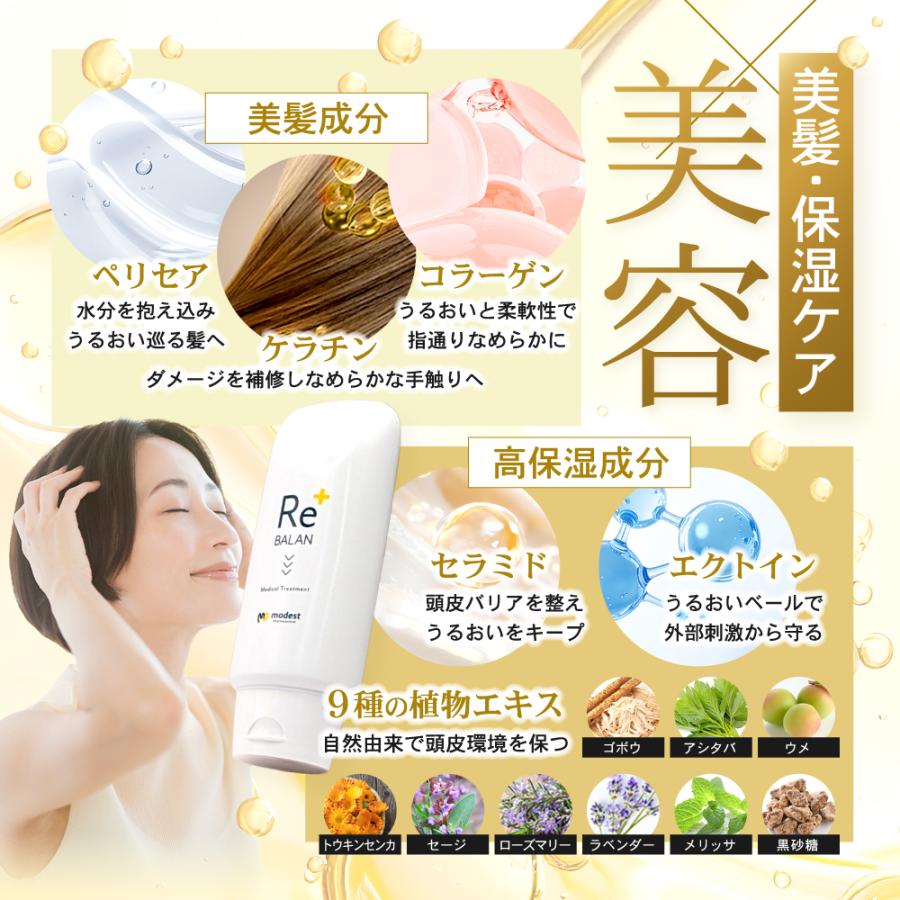 modest フケ かゆみ 脂漏性 ノンシリコン アミノ酸 リバラン スカルプ