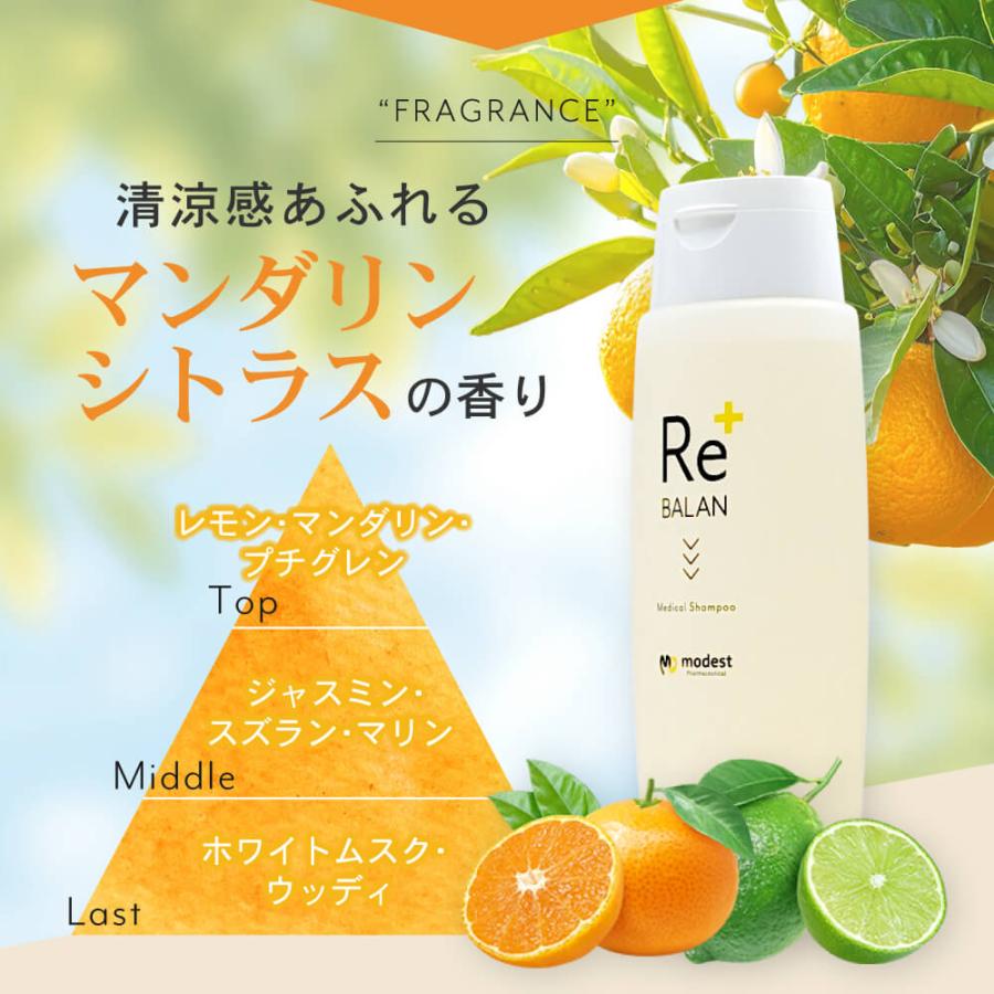 modest 2本セット 脂漏性 フケ かゆみ べたつき 頭皮臭 対策 リバラン