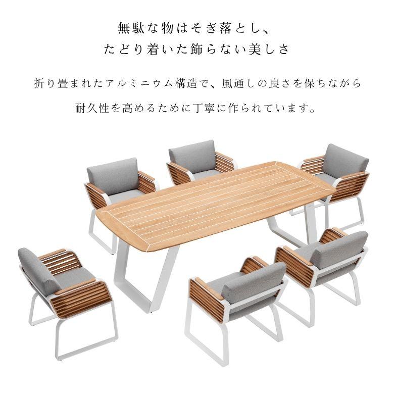 受注生産 ダイニングテーブルセット 6人用 ホテル チェア HIGOLD Wing