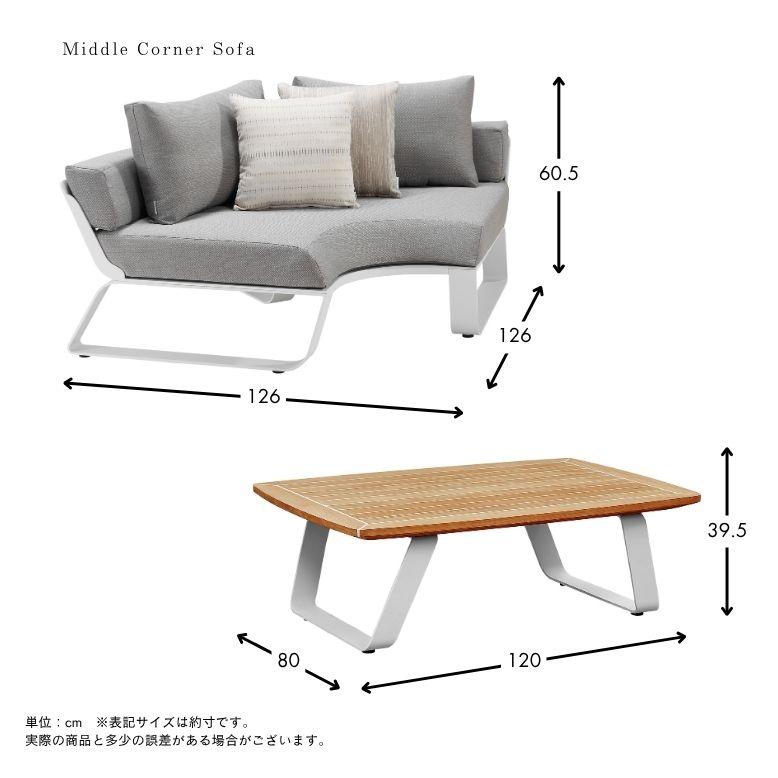 受注生産 ガーデンソファセット 4人用 屋外家具 ホテル ソファ HIGOLD