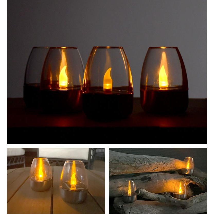 揺れる ろうそく キャンドル イルミネーション ソーラーカップ
