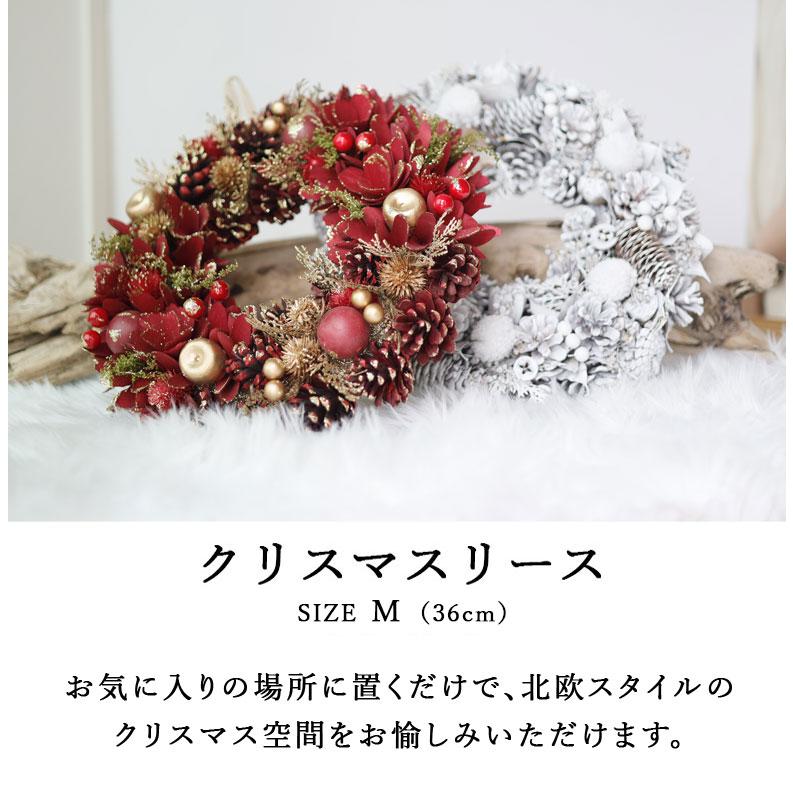DEPOS レビュー特典付き リース 玄関 北欧 おしゃれ 冬 クリスマス