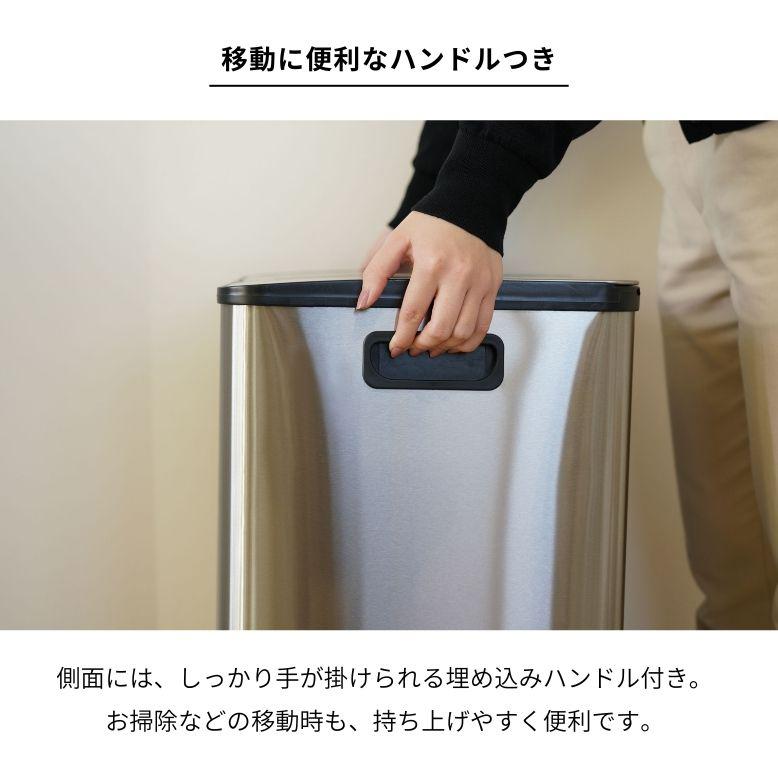 DEPOS レビュー特典付き ゴミ箱 ダストボックス 30L×2個 蓋付き ペダル