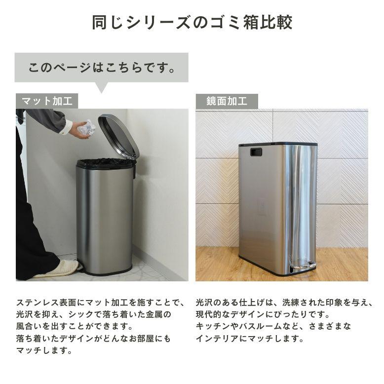 レビュー特典付き ゴミ箱 3点セット 30リットル 6リットル 分別 蓋付き