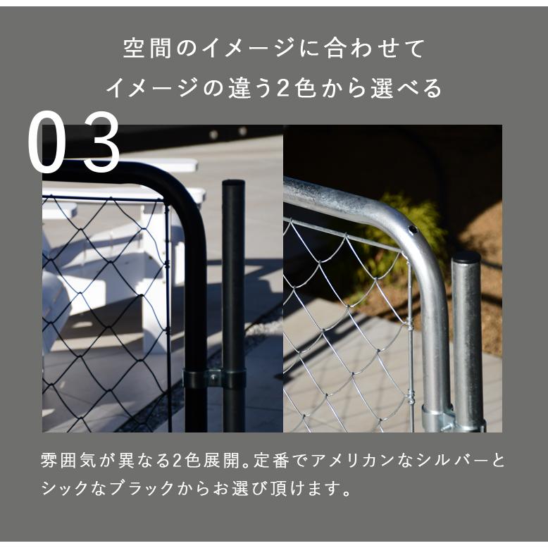 アメリカン フェンス スタンドセット Lサイズ 183×107cm ガレージ カリフォルニア フェンス スタンド付き 183×107cm 外壁 店舗用