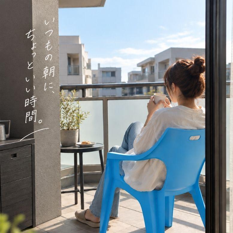 DEPOS クレタチェア 単品 （1脚） │ ガーデンチェア 屋外 業務用