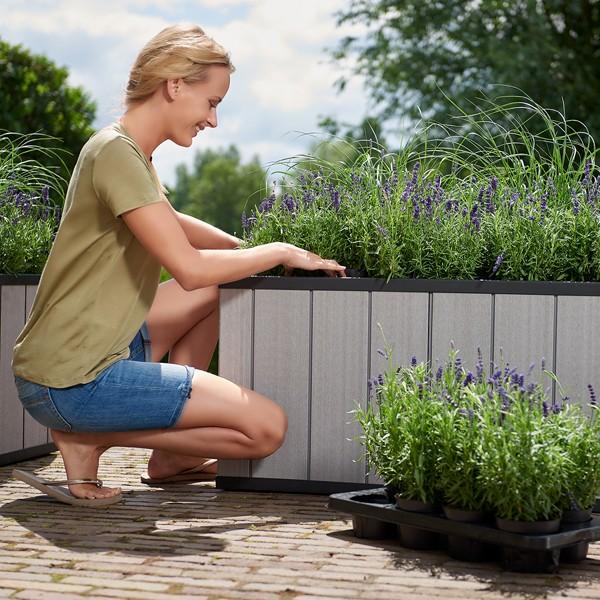 プランター おしゃれ 大型 植木鉢 花壇 軽い 穴なし 横長 長方形