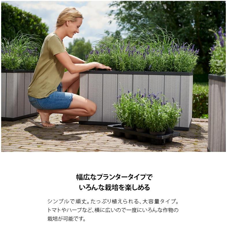 ケター セコアプランター長角98cm Keter Sequoia Planterm 大型宅配便 植木鉢 おしゃれ 大型 軽い 穴なし 横長 長方形 Depos Life Style 通販 Yahoo ショッピング