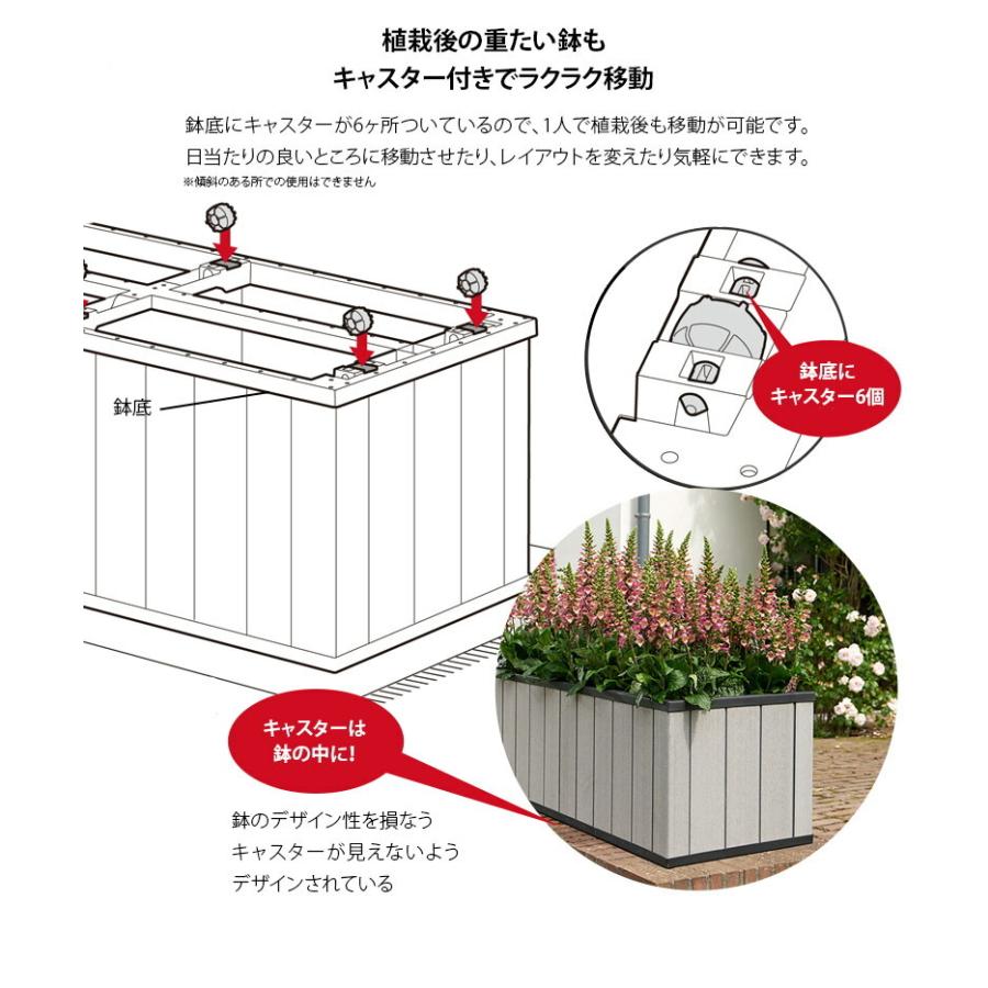 ケター セコアプランター長角131cm KETER Sequoia planter L ケター セコアプランター長角131cm KETER Sequoia planter L